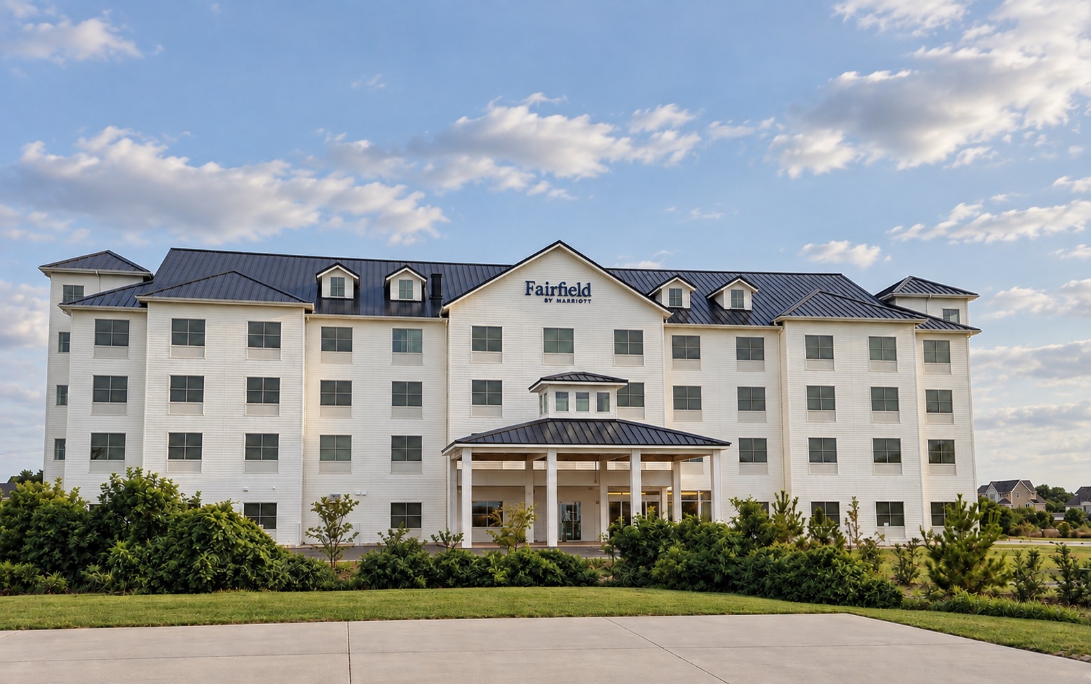 Completed Fairfield Inn and Suites by Marriott Nags Head hotel exterior, 2026